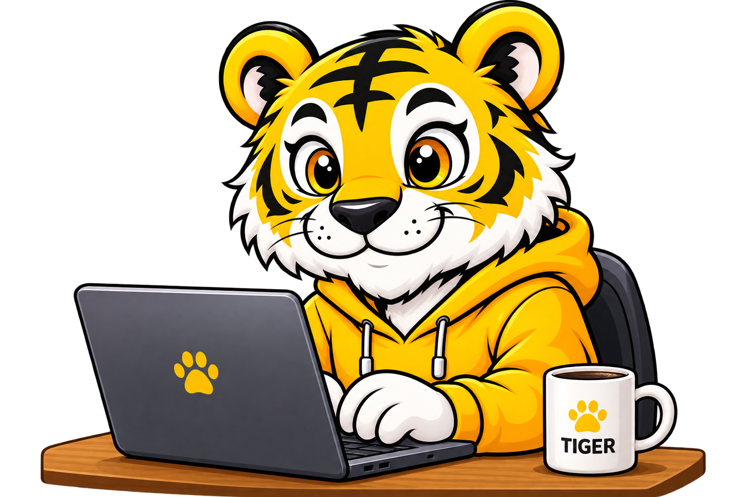 Tiger trabajando en tu misión